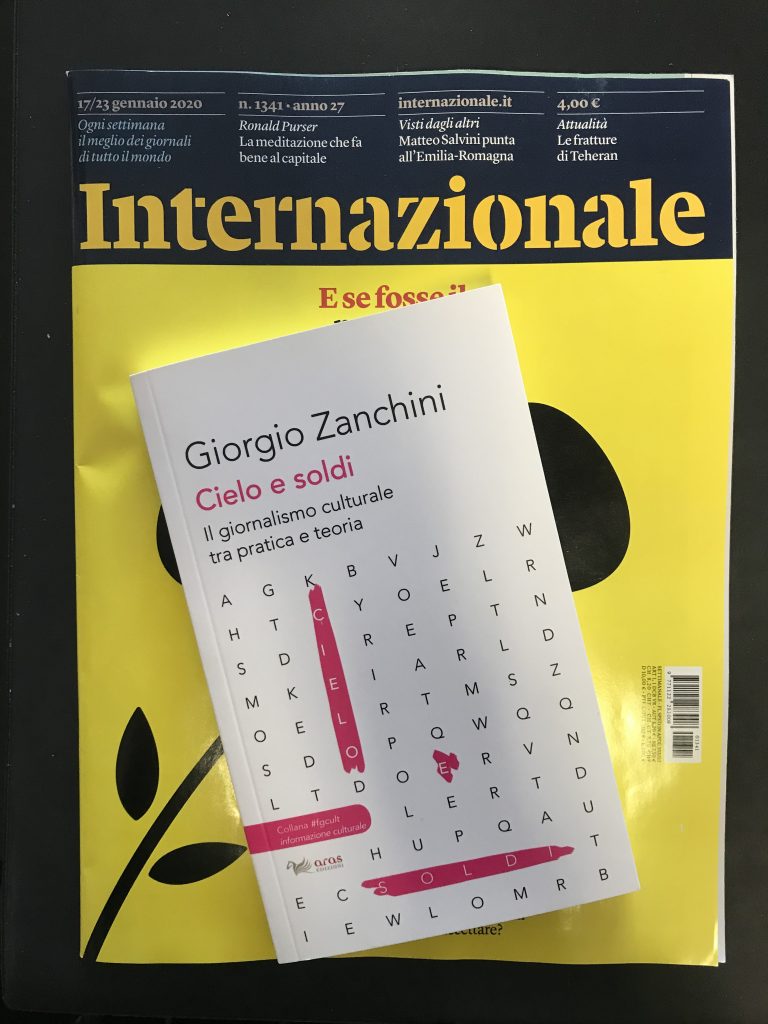 Cielo e soldi di Giorgio Zanchini su Internazionale Aras Edizioni